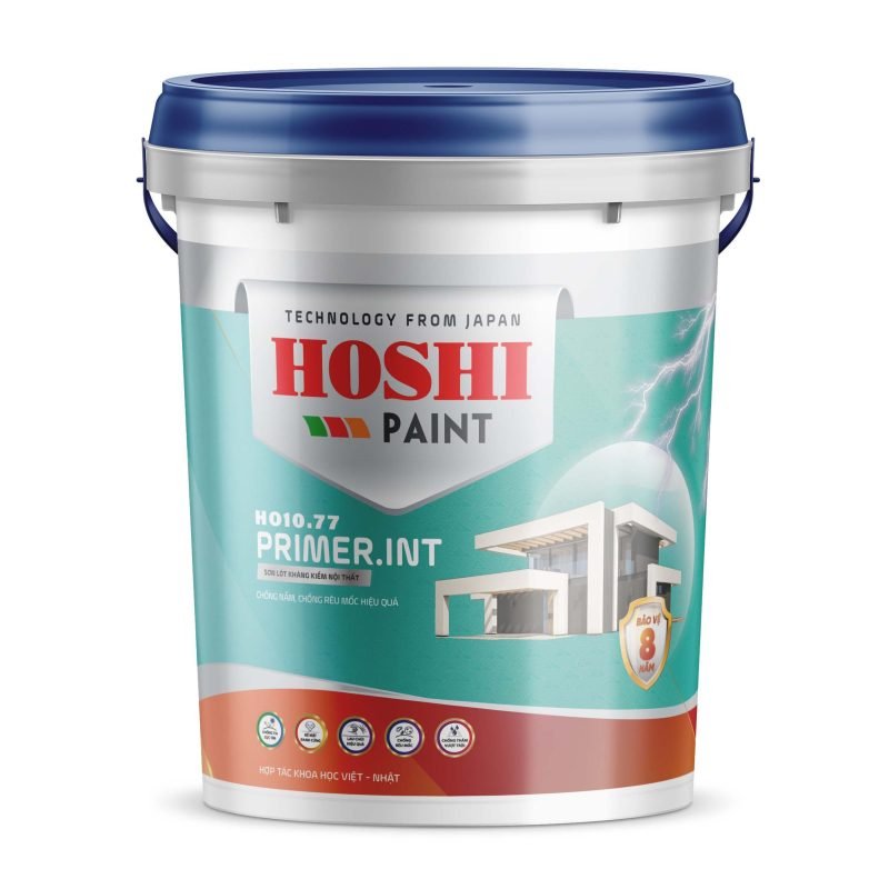 HOSHI PRIMER.INT: Sơn Lót Kháng Kiềm Nội Thất HO10.77 22KG