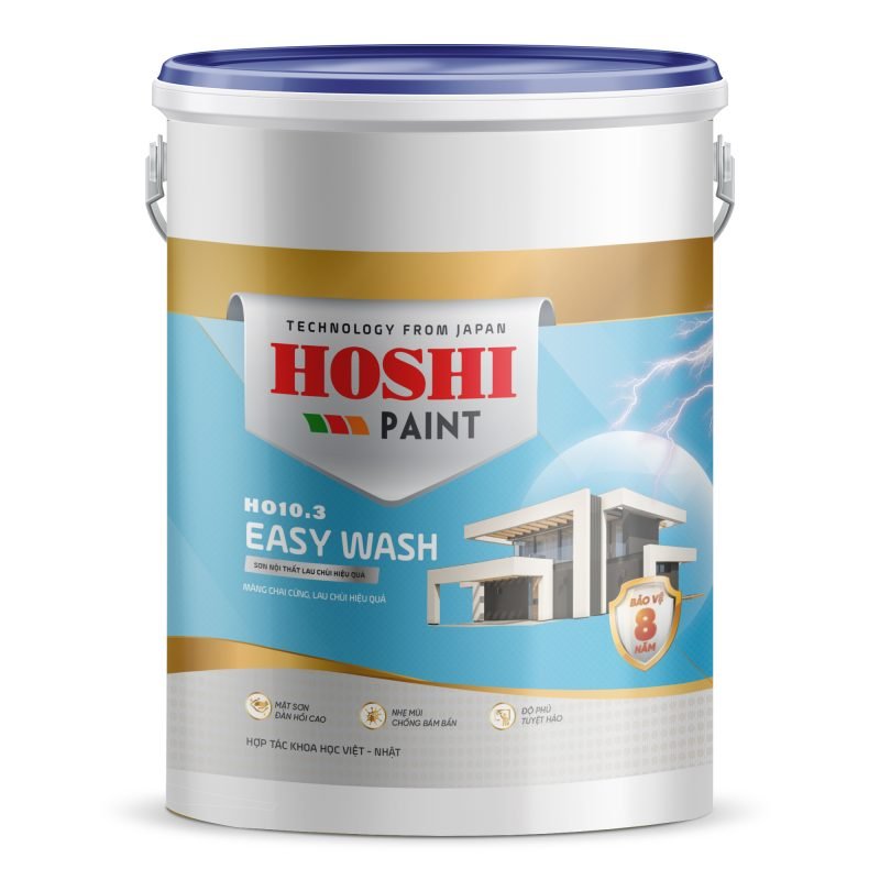 HOSHI - EASY WASH: Sơn Nội Thất Lau Chùi Hiệu Quả HO10.3 6KG