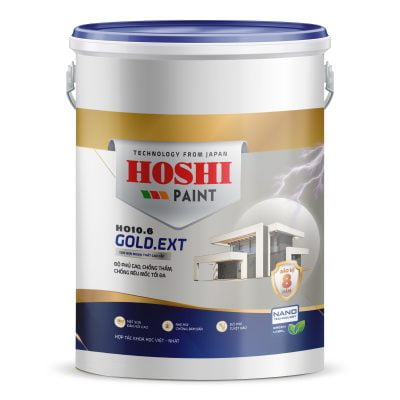 HOSHI - GOLD.EXT: Sơn Mịn Ngoại Thất Cao Cấp HO10.6 6KG