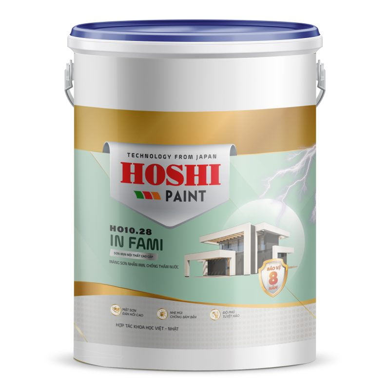 HOSHI - IN FAMI: Sơn Mịn Nội Thất Cao Cấp HO10.28 6KG