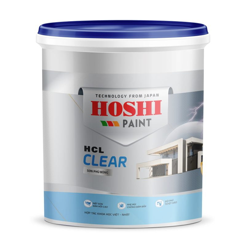 HOSHI - CLEAR: SƠN PHỦ BÓNG HCL 1KG