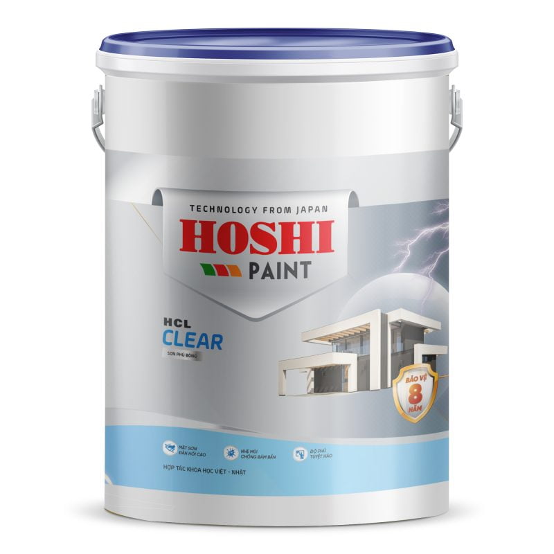 HOSHI - CLEAR: SƠN PHỦ BÓNG HCL 5KG