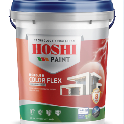 HOSHI - COLOR FLEX: Sơn chống thấm màu hiệu quả HO10.89 20Kg